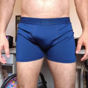 Cueca Boxer Azul M