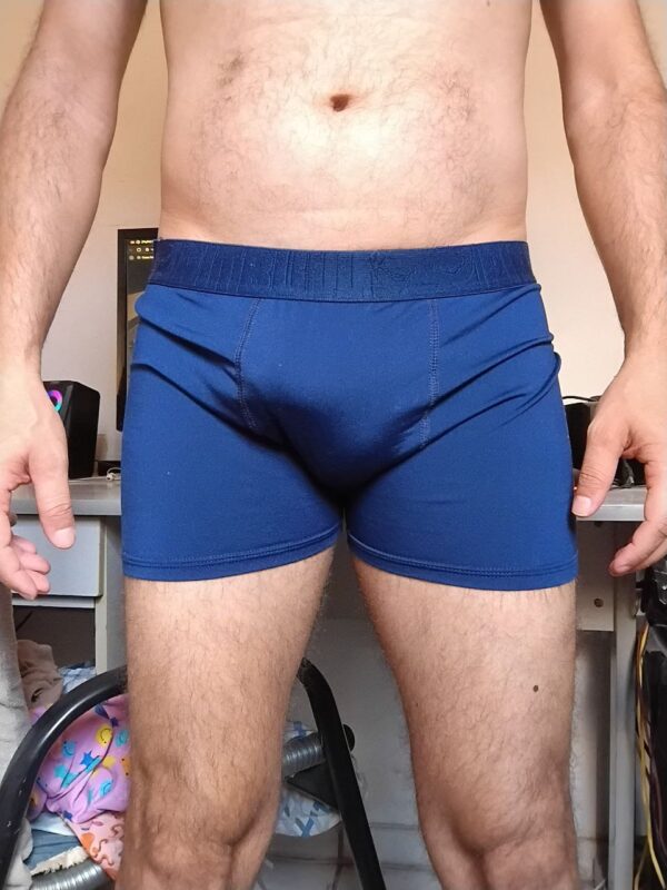 Cueca Boxer Azul M