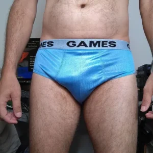 Cueca Slip Azul P Games
