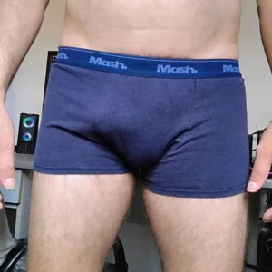 Cueca Boxer Azul P/M Mash