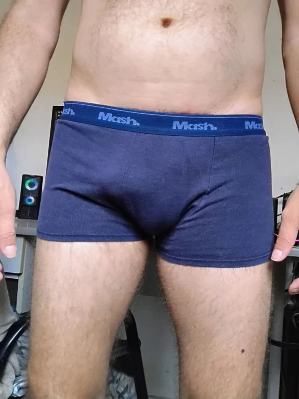 Cueca Boxer Azul P/M Mash