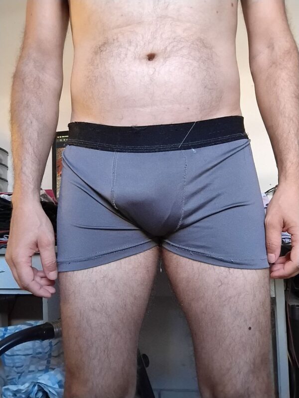 Cueca Boxer Cinza M/G
