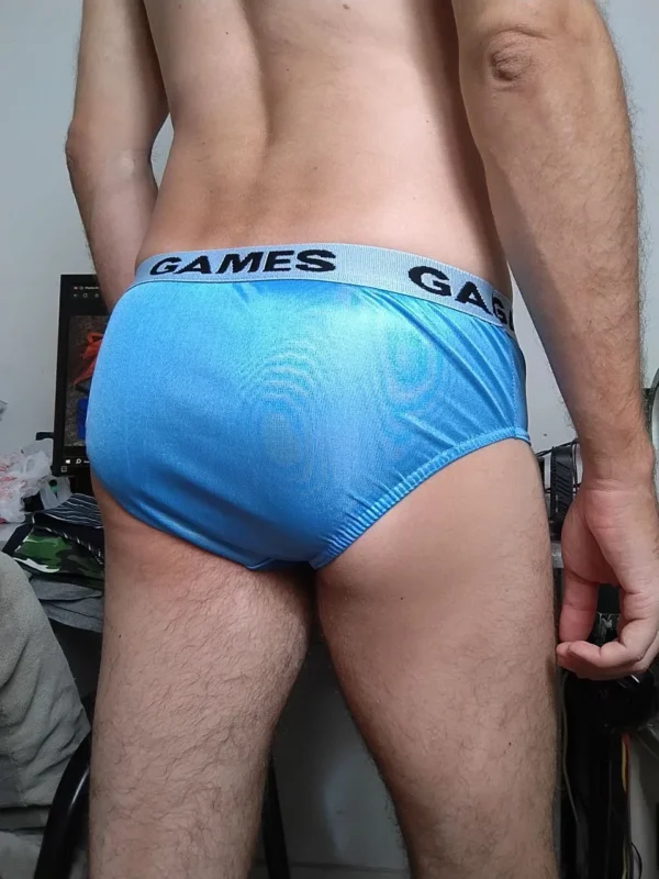 Cueca Slip Azul P Games - Imagem 2