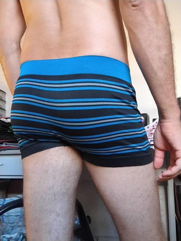Cueca Sungão Preta Listrada P/M Men - Imagem 2