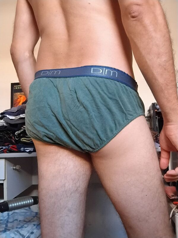 Cueca Slip Cinza G DM - Imagem 2