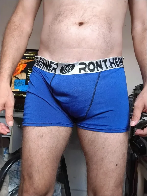 Cueca Boxer Azul M/G Ront.Heinner