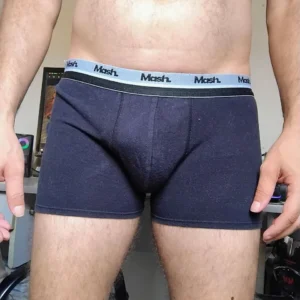 Cueca Boxer Preta P/M Mash