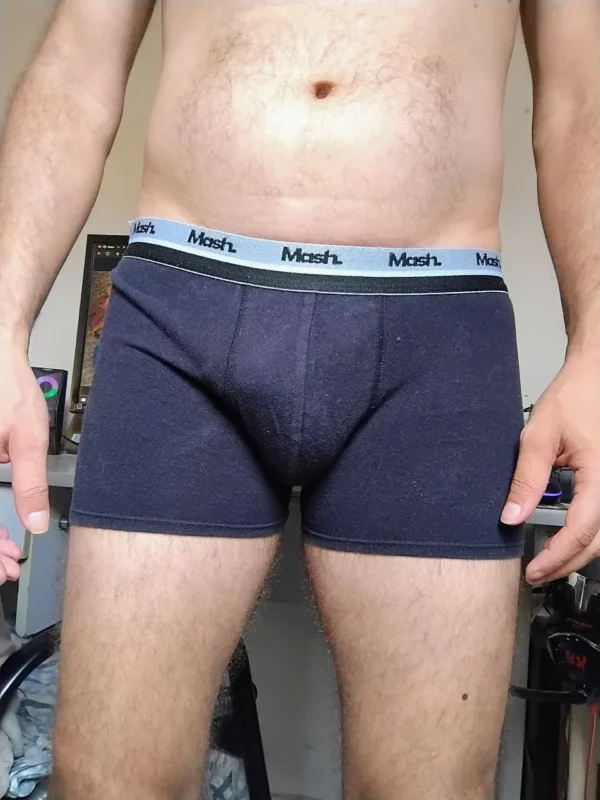Cueca Boxer Preta P/M Mash