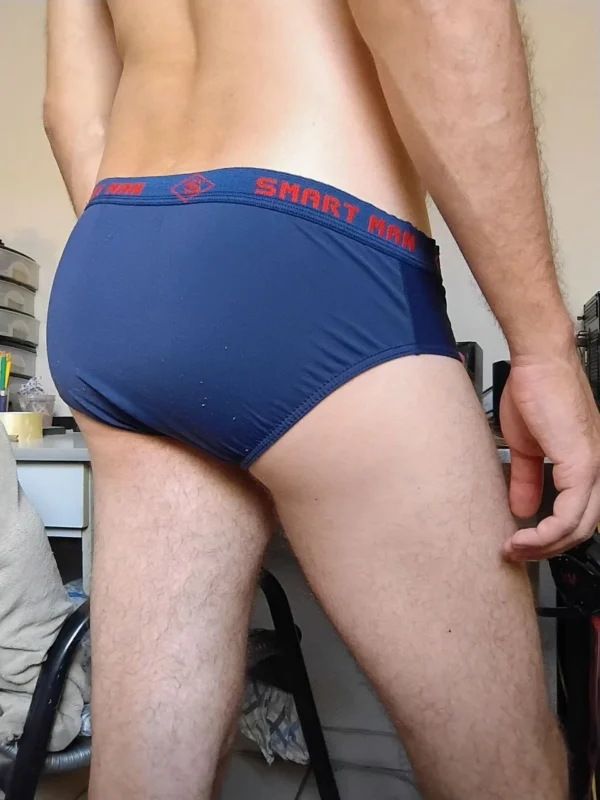 Cueca Slip Azul M Smart Man - Imagem 2