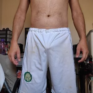 Bermuda Calção Branco Palmeiras G