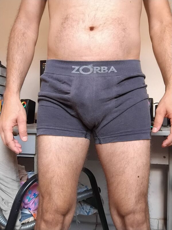 Cueca Boxer Preta M/G Zorba