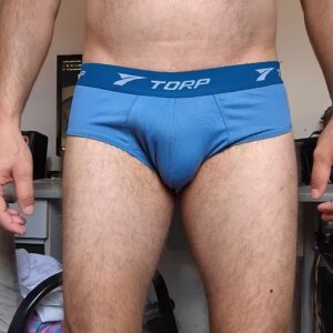 Cueca Slip Azul M Torp