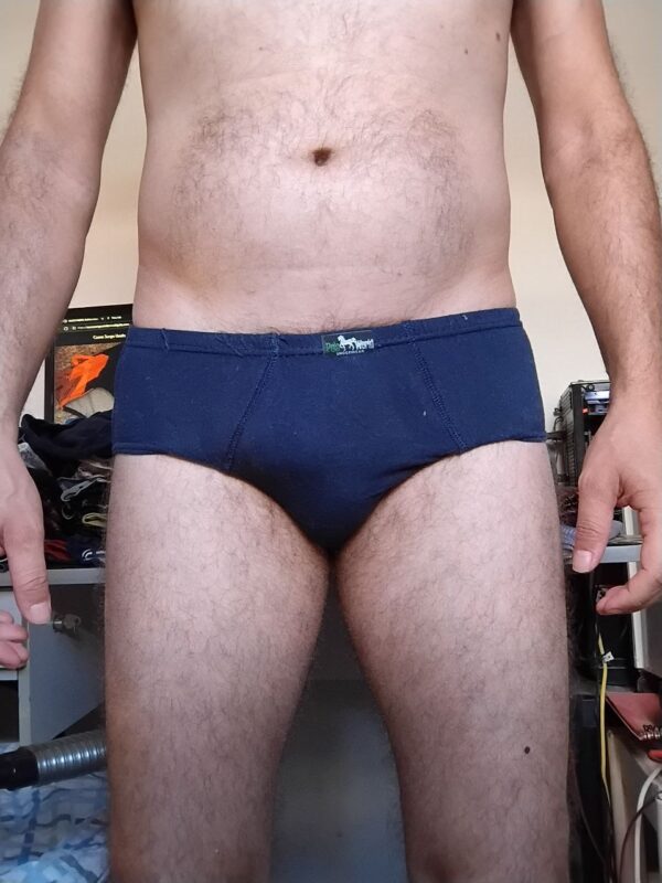 Cueca Slip Azul P/M Polo World