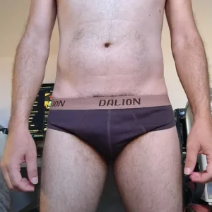 Cueca Slip Marrom P Dalion