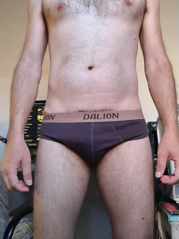 Cueca Slip Marrom P Dalion