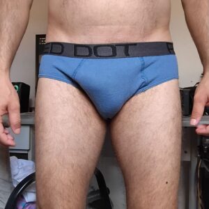 Cueca Slip Azul M Red Dot