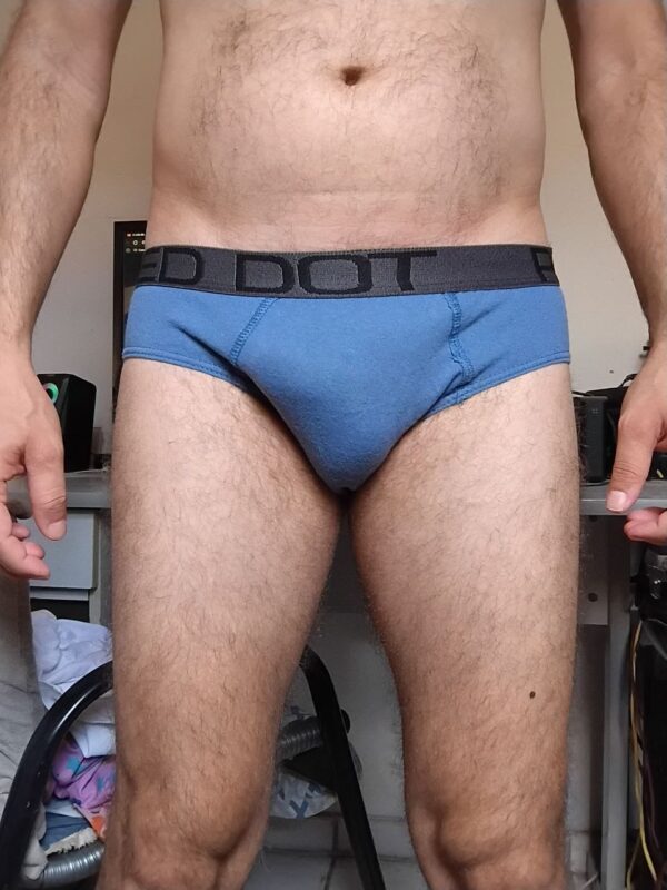 Cueca Slip Azul M Red Dot