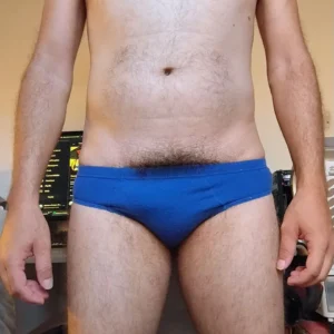 Cueca Slip Azul PP
