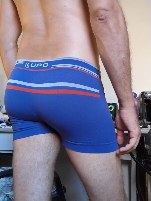 Cueca Boxer Azul P Lupo - Imagem 2