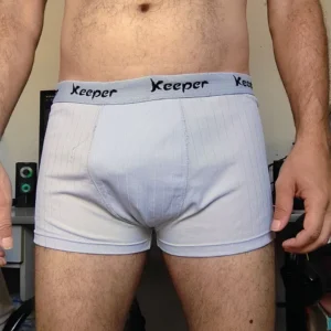 Cueca Boxer Cinza M/G Keeper