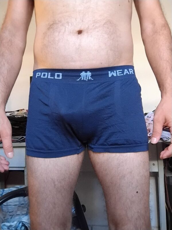 Cueca Boxer Azul M/G Polo