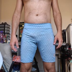 Bermuda Legging Cinza Estampada G