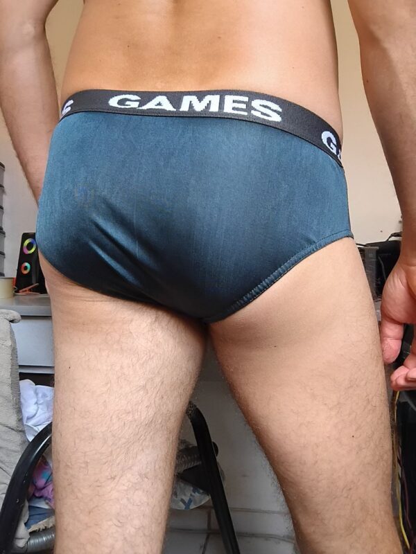 Cueca Slip Verde P Games - Imagem 2