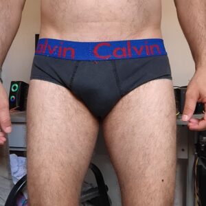 Cueca Slip Preta P/M CK