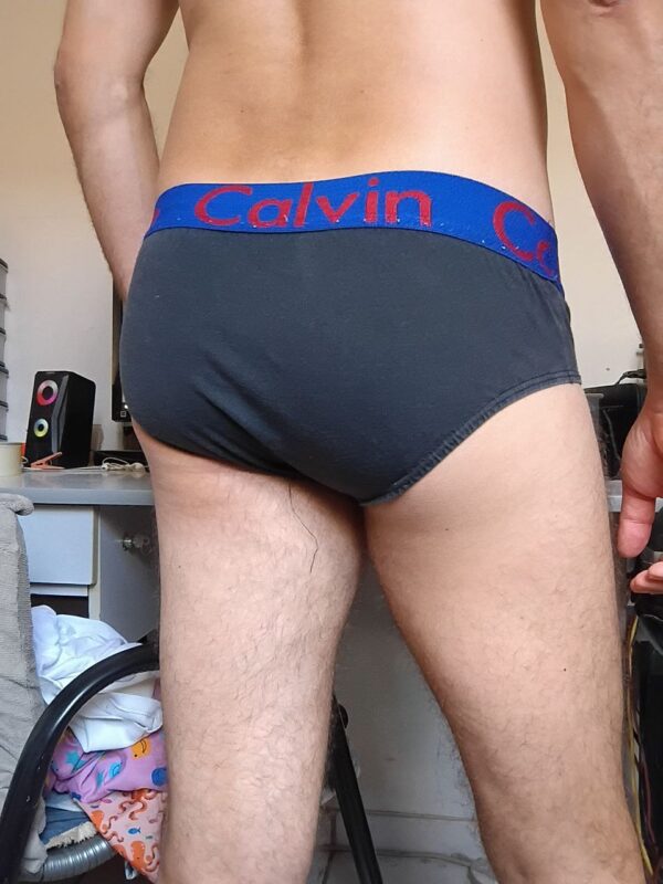 Cueca Slip Preta P/M CK - Imagem 2