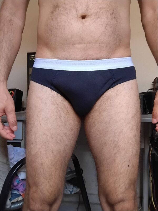 Cueca Slip Preta P Angelo Litrico