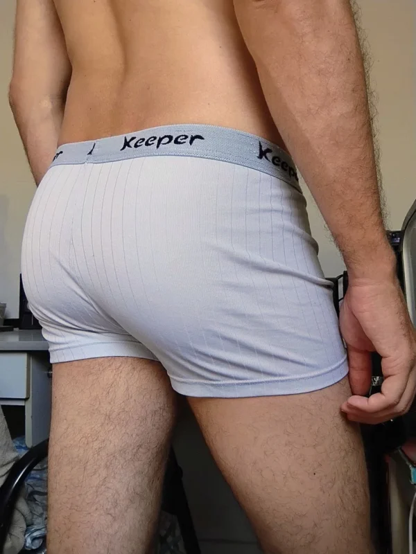 Cueca Boxer Cinza M/G Keeper - Imagem 2