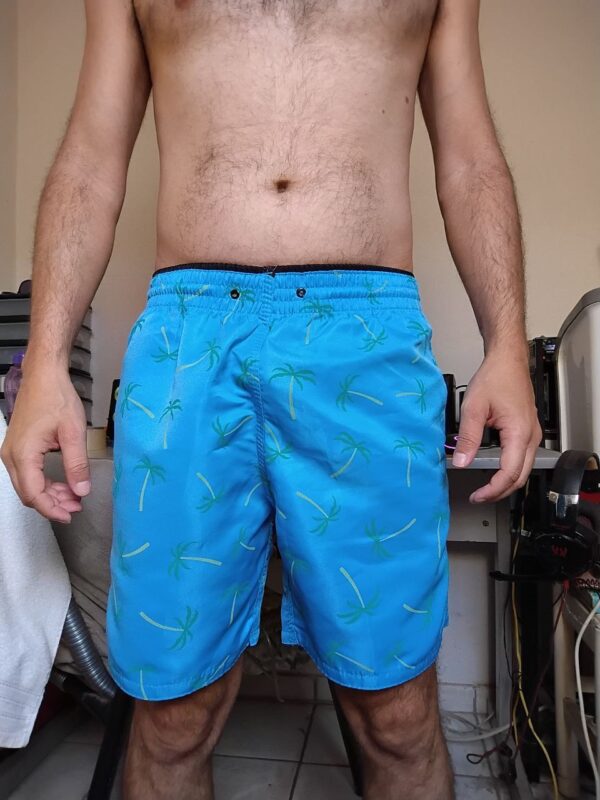 Bermuda Casual Azul Estampada M/G DG