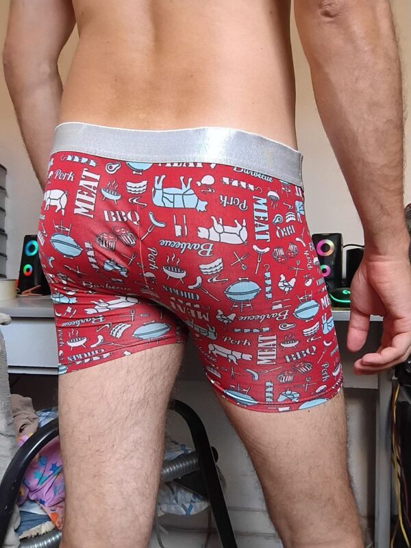 Cueca Boxer Vermelha Estampada M CK - Imagem 2