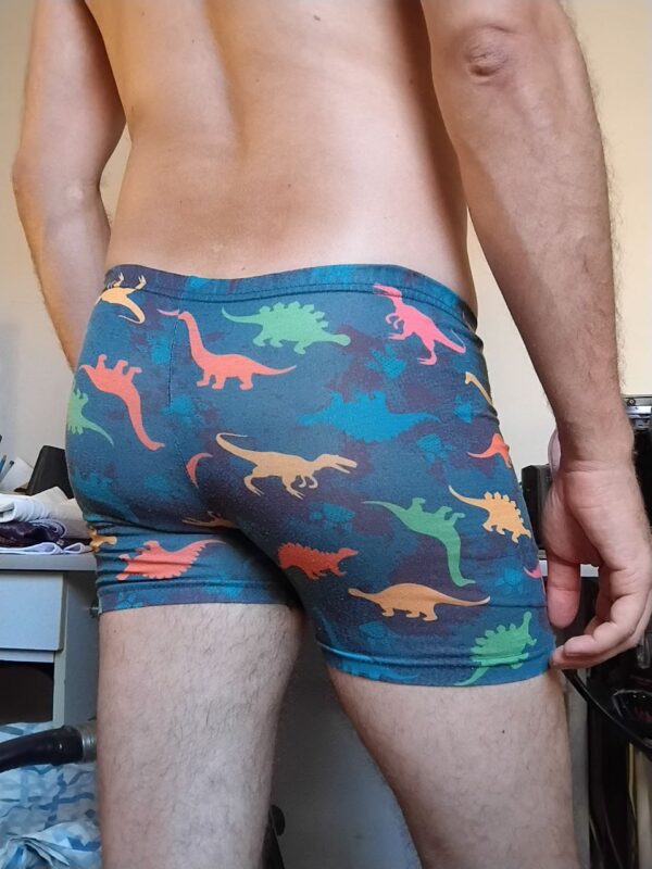 Cueca Boxer cinza Estampada PP - Imagem 2