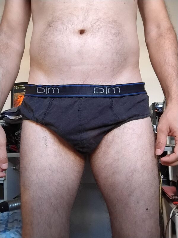 Cueca Slip Preta G/GG DM