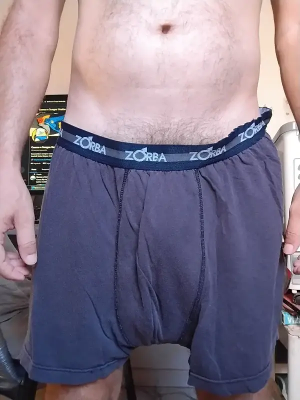 Cueca Boxer Preta XG Zorba