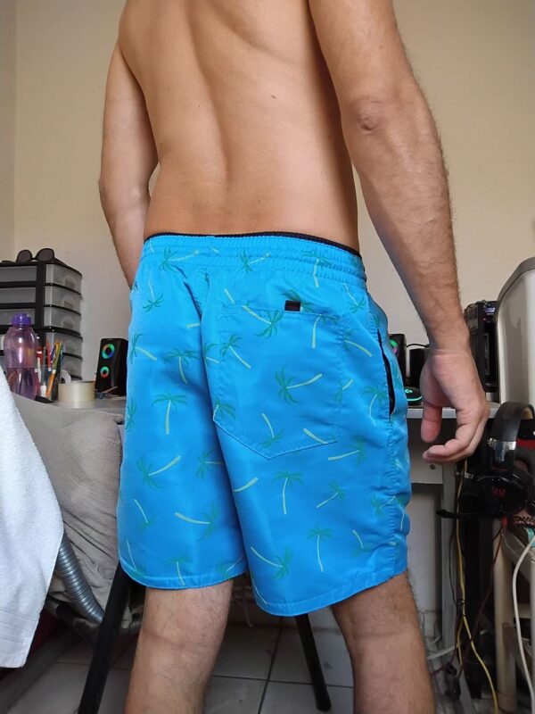 Bermuda Casual Azul Estampada M/G DG - Imagem 2