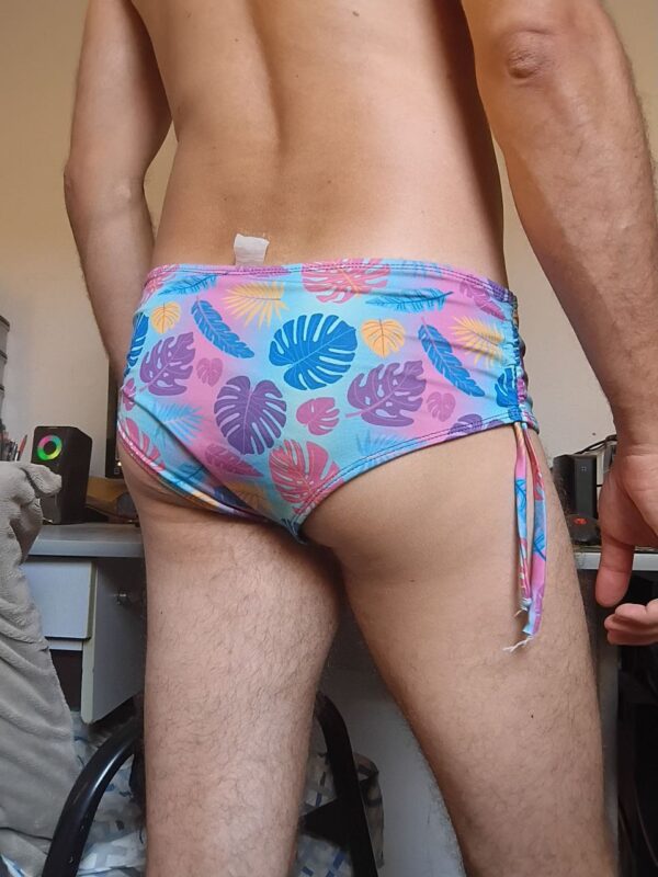 Tanga Azul Estampada M - Imagem 2