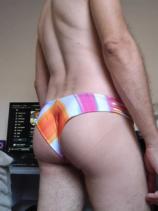 Tanga Colorida Estampada P - Imagem 2