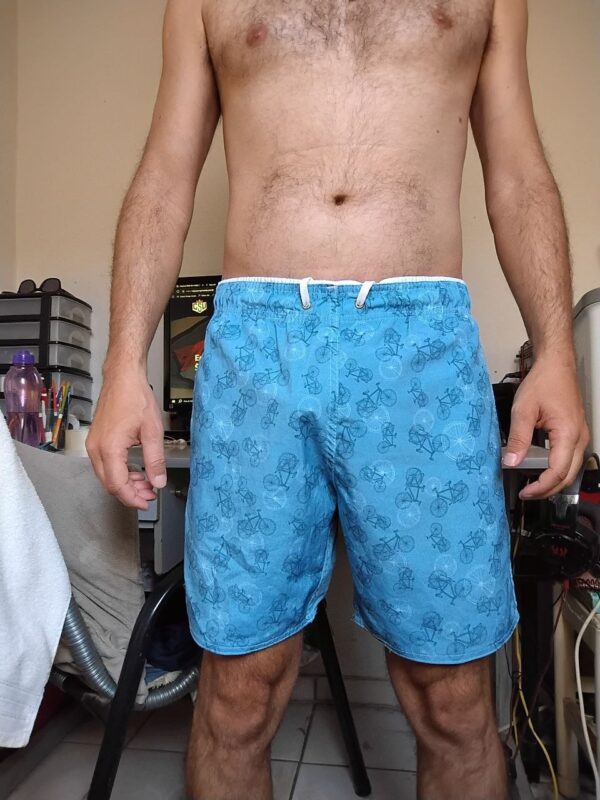 Bermuda Casual Azul Estampada G