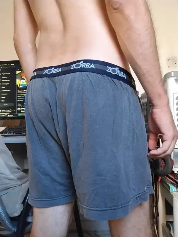 Cueca Boxer Cinza XG Zorba - Imagem 2