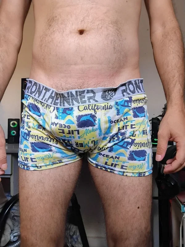 Cueca Boxer Colorida Estampada M/G Ront.Heinner