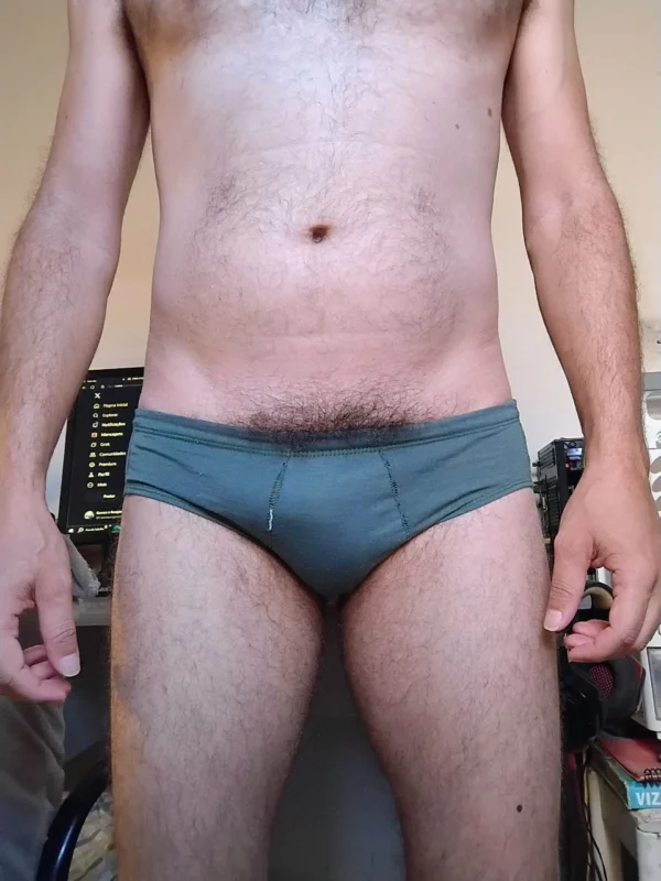 Cueca Slip Verde P/PP