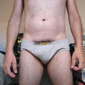Cueca Slip Bege P Click