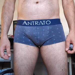Cueca Sungão Cinza Estampada P/M Antrato