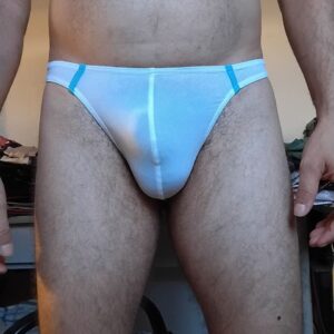 Cueca Fio Dental Branca P/M