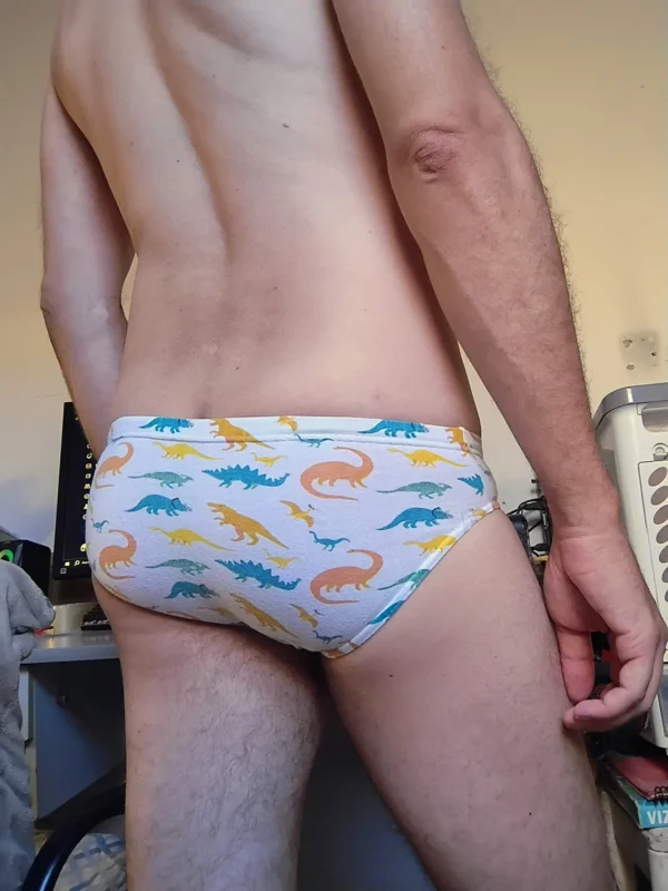 Cueca Slip Branca Estampada PP - Imagem 2