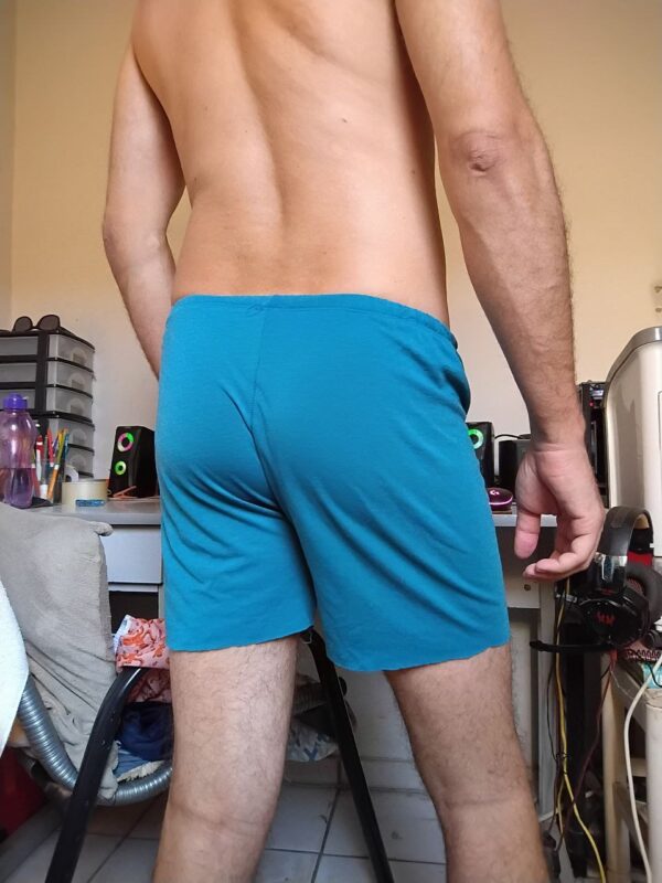 Bermuda Pijama Azul P - Imagem 2