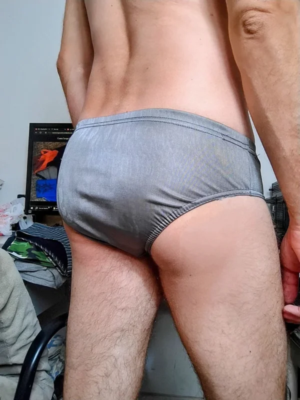 Cueca Slip Cinza P Games - Imagem 2