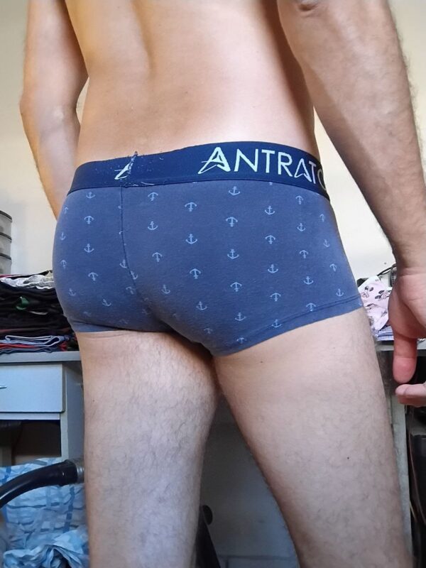 Cueca Sungão Cinza Estampada P/M Antrato - Imagem 2